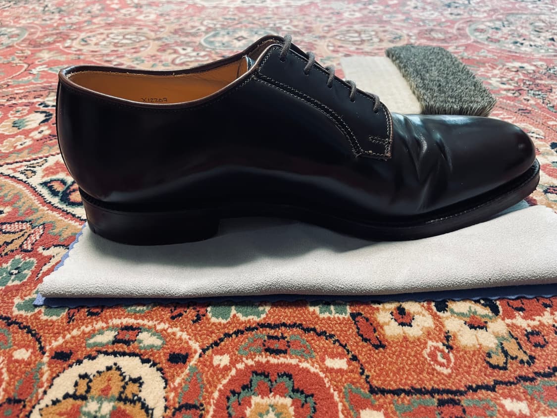 브룩스브라더스 플레인토 코도반 더비 9.5d(알든 맛) 상품이미지3