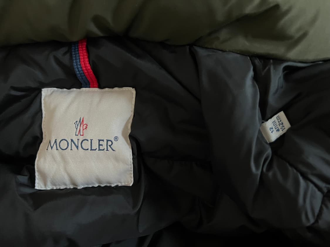 정품 몽클레어 천연 퍼 패딩 12Y 상품이미지3