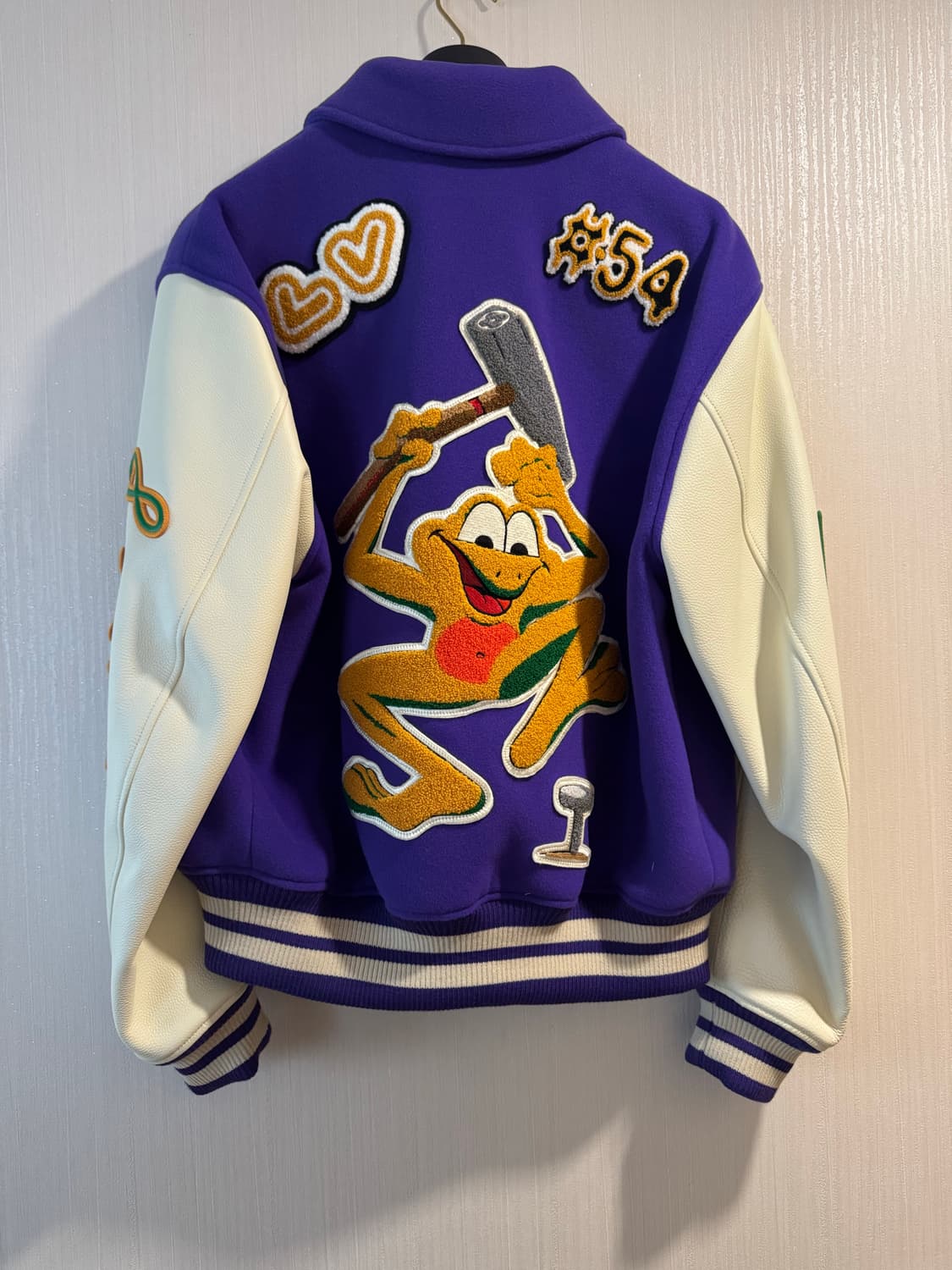 루이비통 믹스 패치 바시티 블루종 자켓 50 상품이미지2