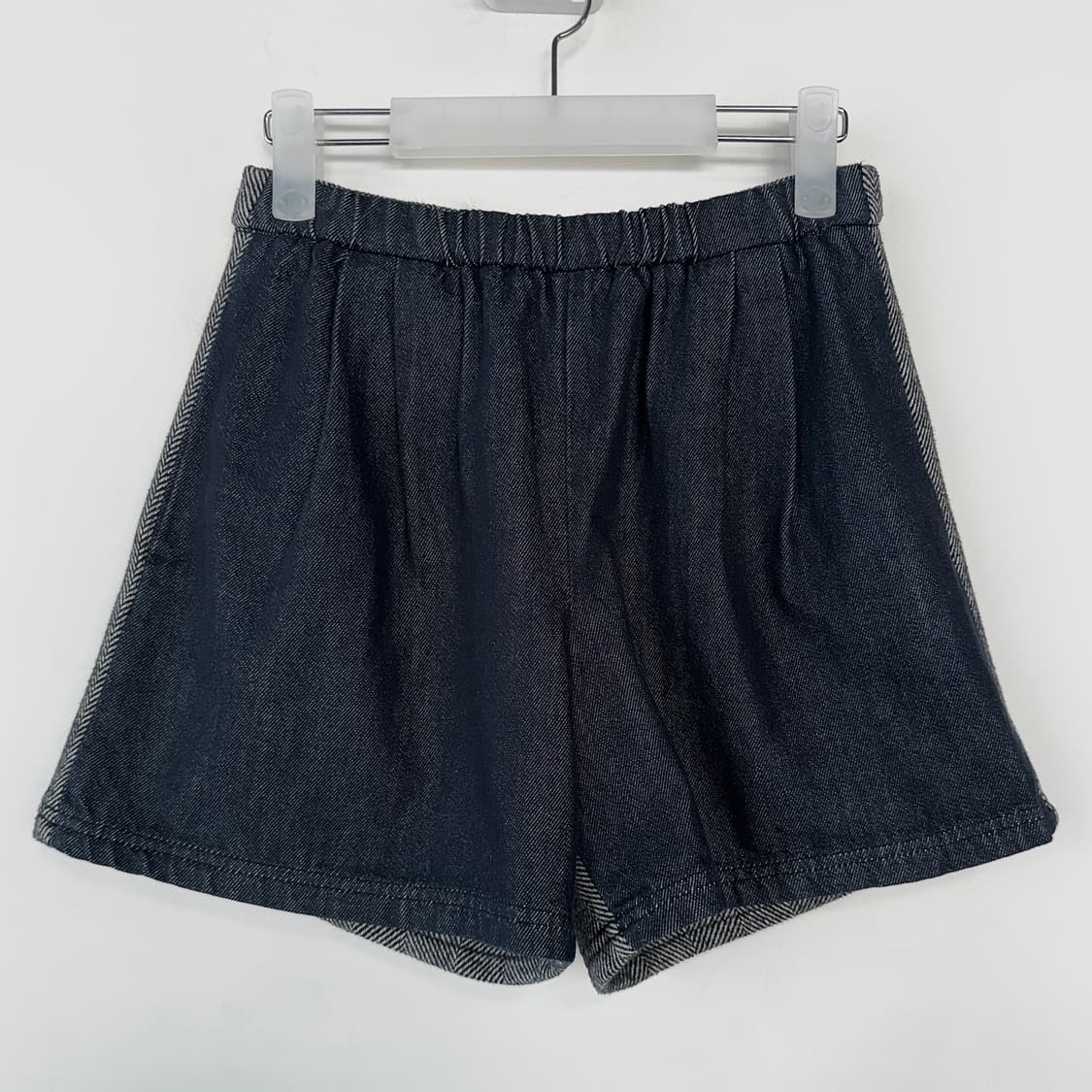 아르마니 익스체인지 울 블록 데님 숏 팬츠 상품이미지3