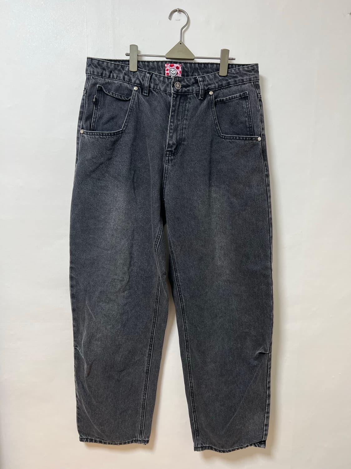 스타팀 워싱 배기 데님 상품이미지1