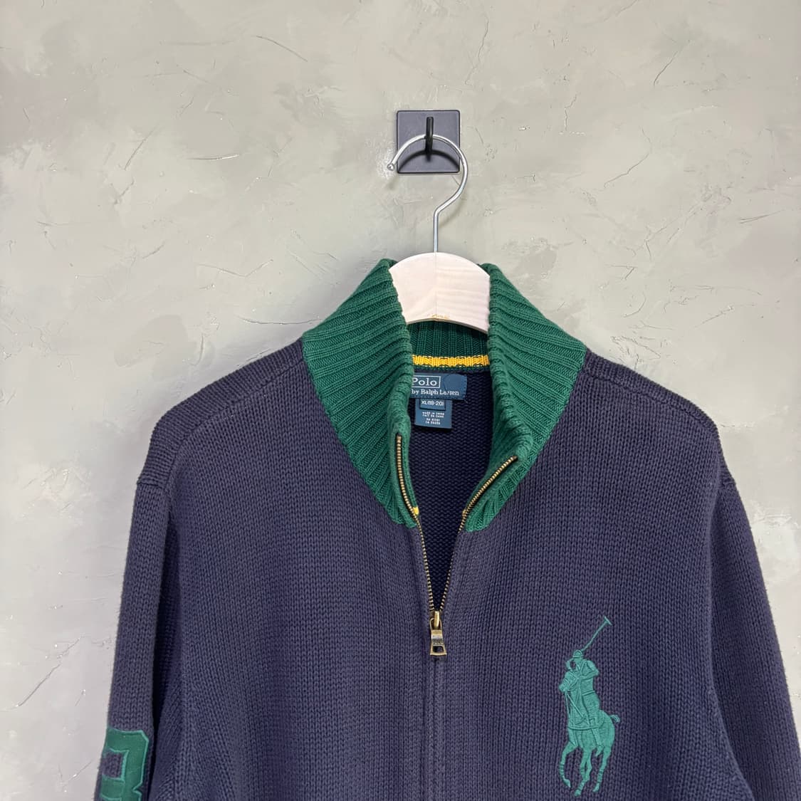 폴로 랄프로렌 빅포니 니트 집업  상품이미지2