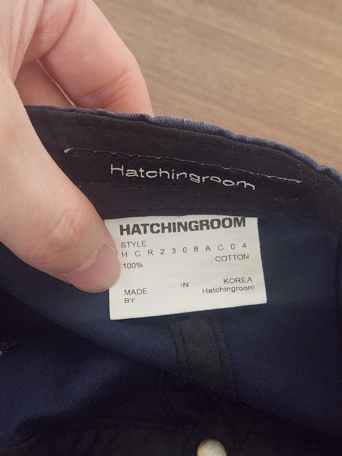 해칭룸 VTG Star Cap Washed Dark Navy 상품이미지3