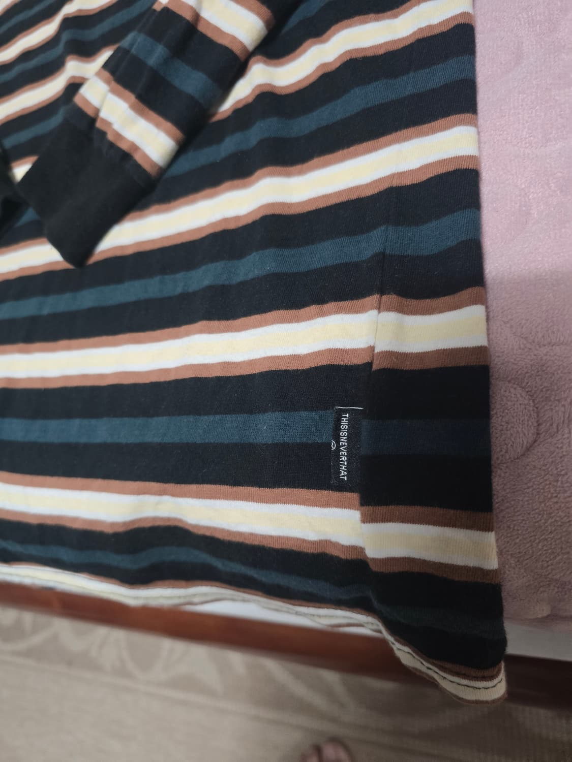 디스이즈네버뎃 스트라이프 롱슬리브 티셔츠
 L 상품이미지4