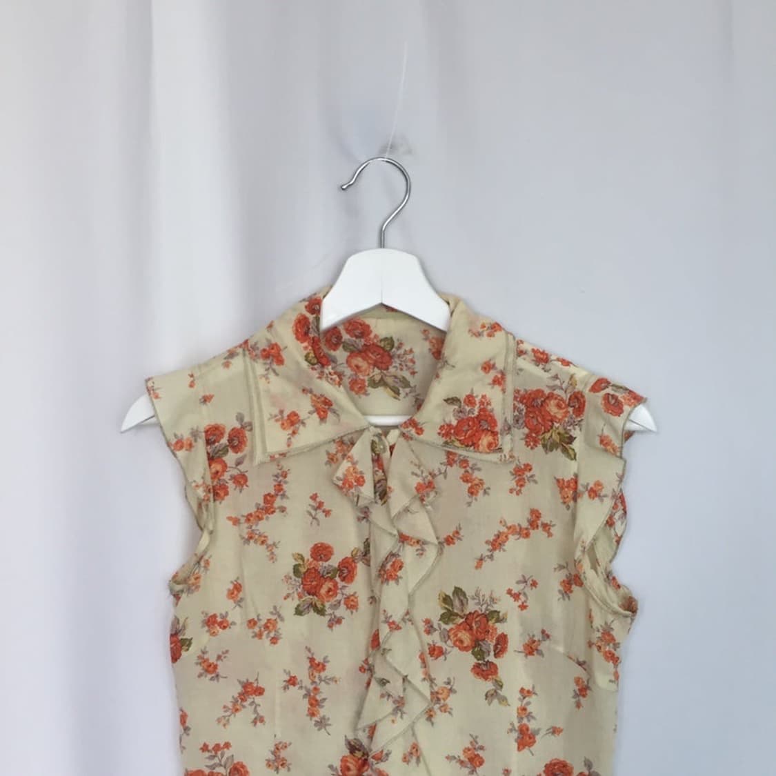 672. trumpet flower sleeveless shirt 상품이미지2