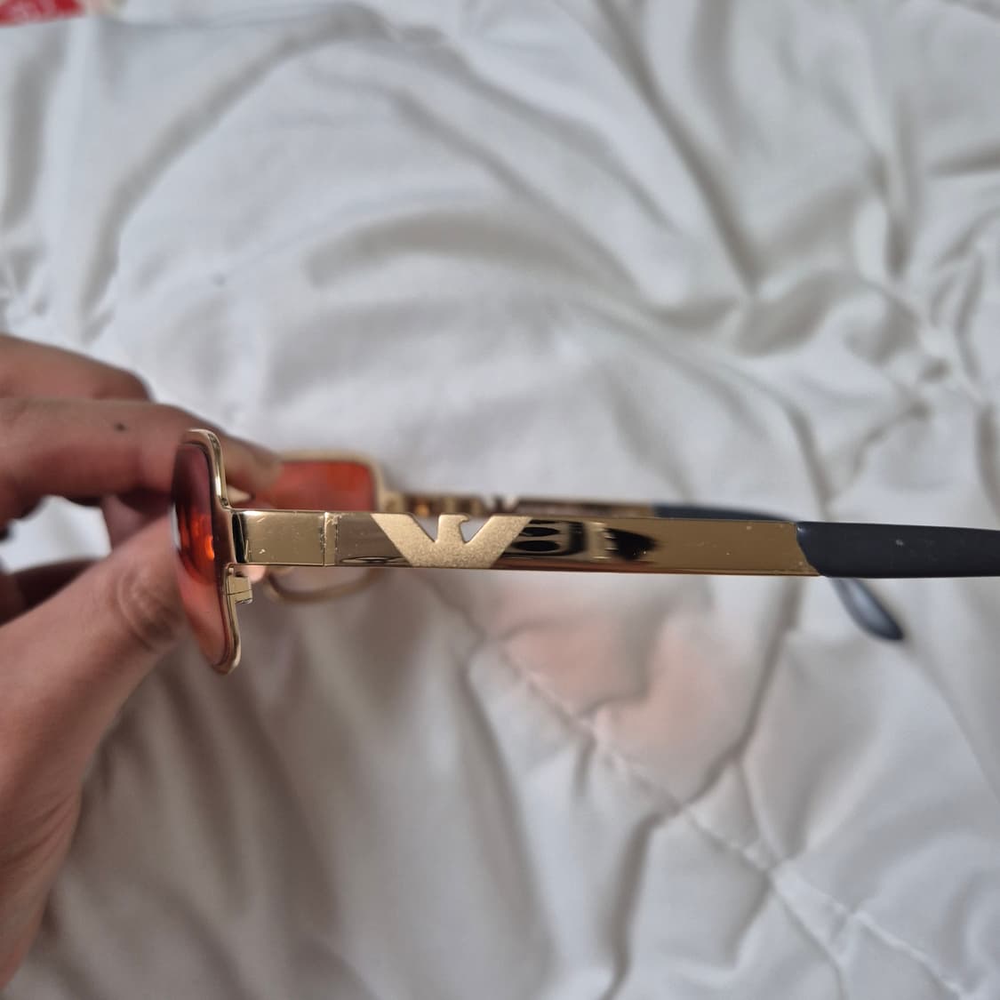 90's Emporio Armani 임페리오 아르마니 오렌지 선글라스 상품이미지6