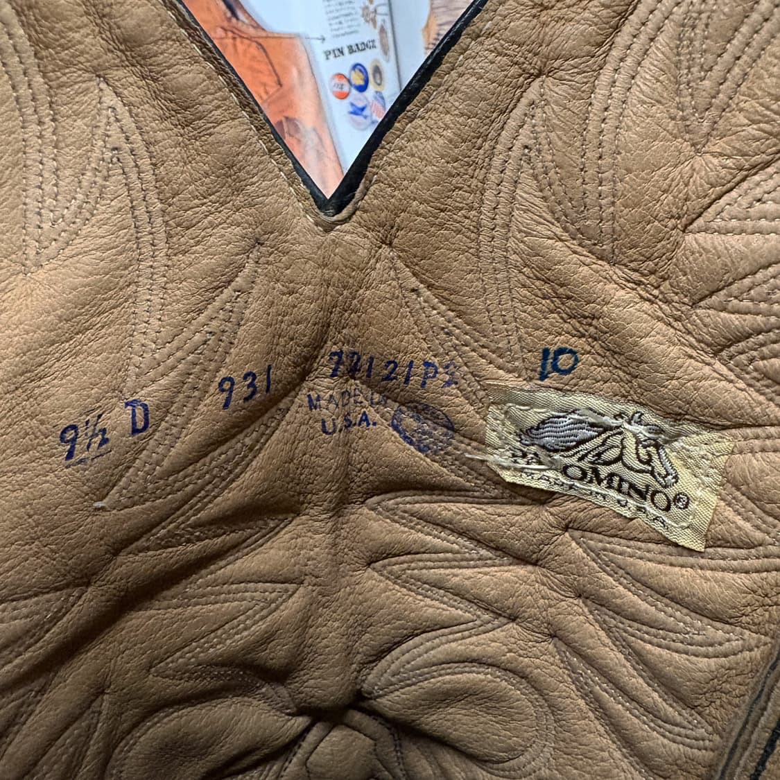 80s 팔로미노 썬 버스트 모던 웨스턴 부츠 리얼레더 미국생산 N569 상품이미지6