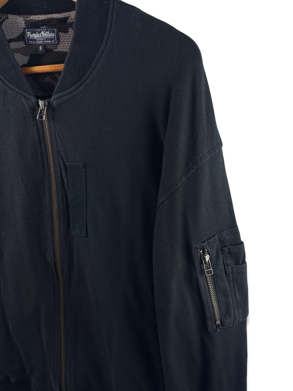 JPN 퍼플앤옐로우 코튼 봄버 자켓2155 상품이미지3