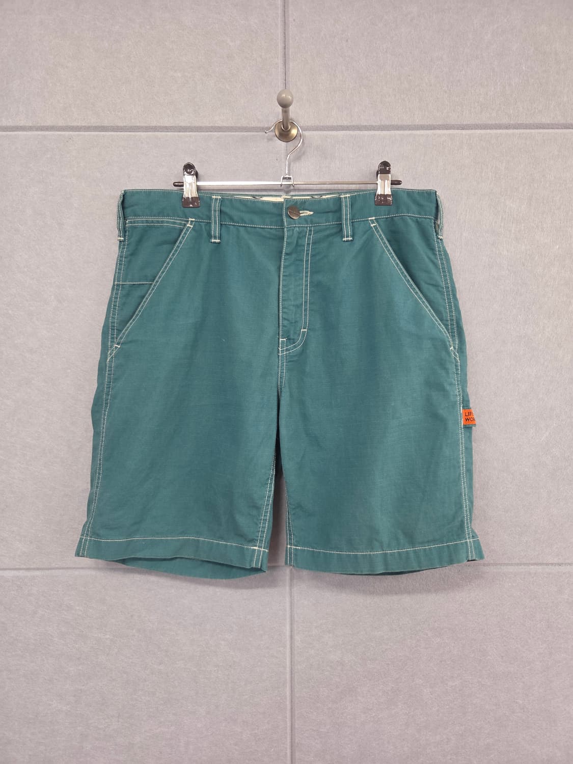 Dickies 디키즈 코튼 워크 하프 팬츠 청록색 상품이미지1