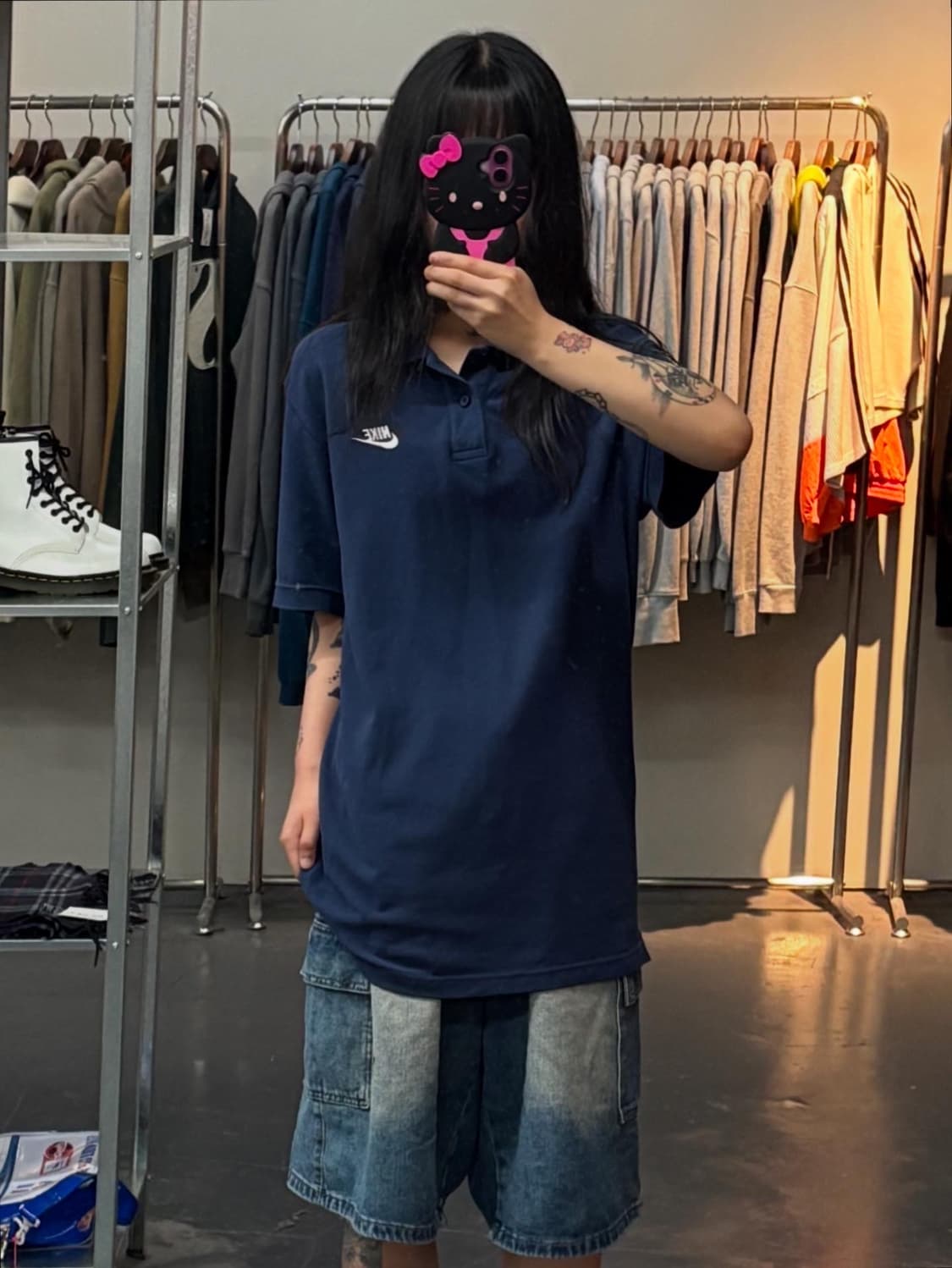 나이키 퓨추라 네이비 미니멀 카라티 A1425 상품이미지1