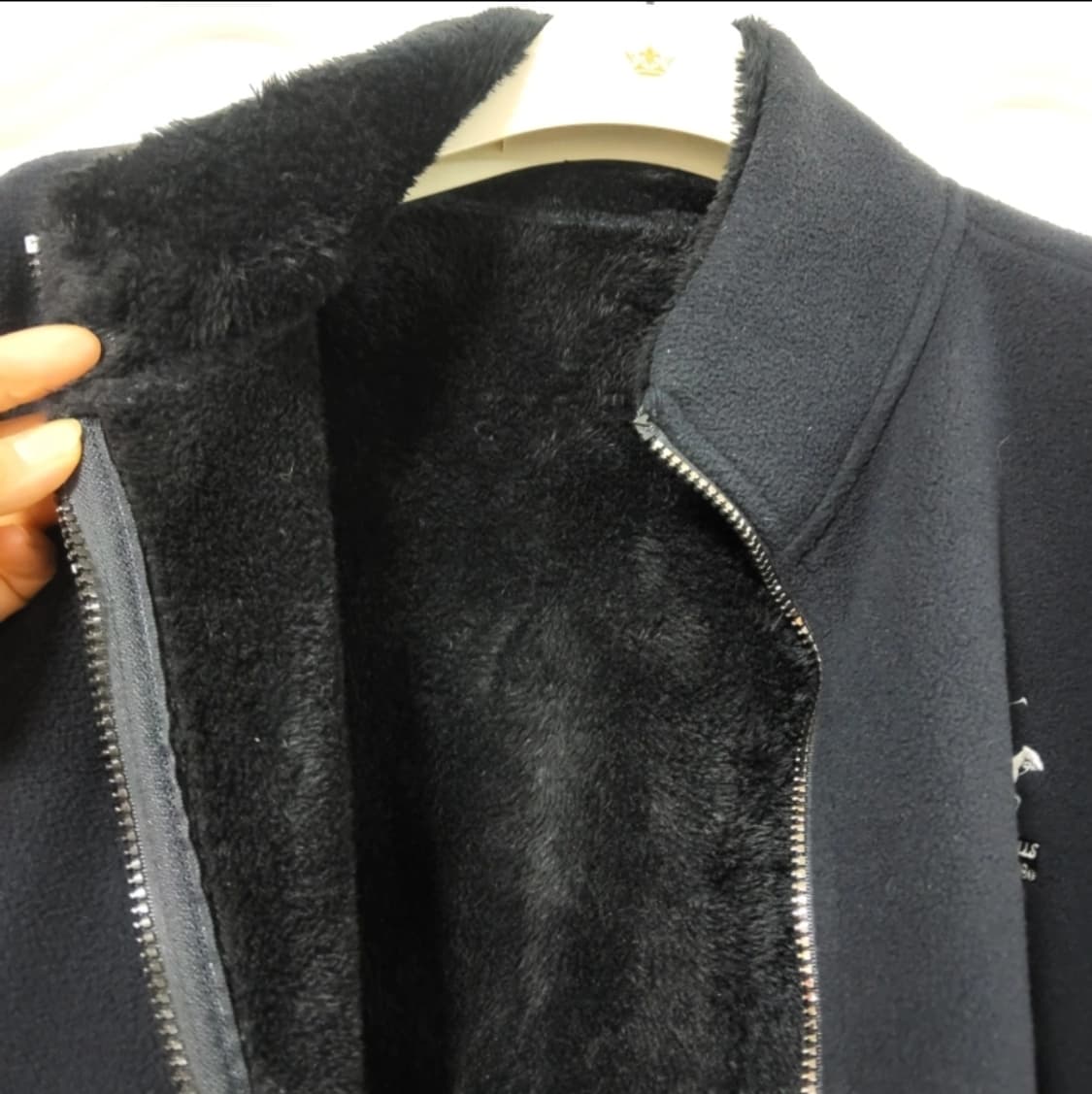 비벌리힐즈 폴로클럽 뽀글이 후리스 플리스 양털 자켓 여자 95 상품이미지5