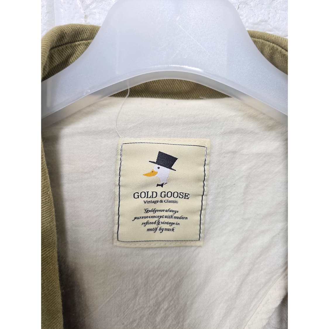 골드구스 GOLD GOOSE 빈티지 자켓 카키 Free 상품이미지2