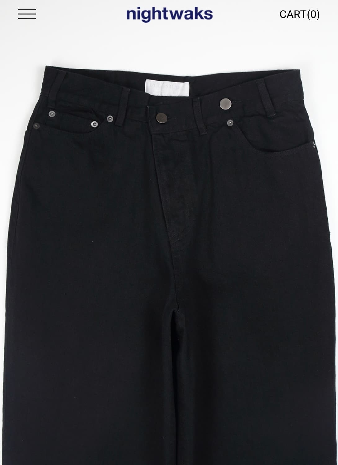 [HGBB STUDIO] YUPIK DENIM JEANS (BLACK) 상품이미지3