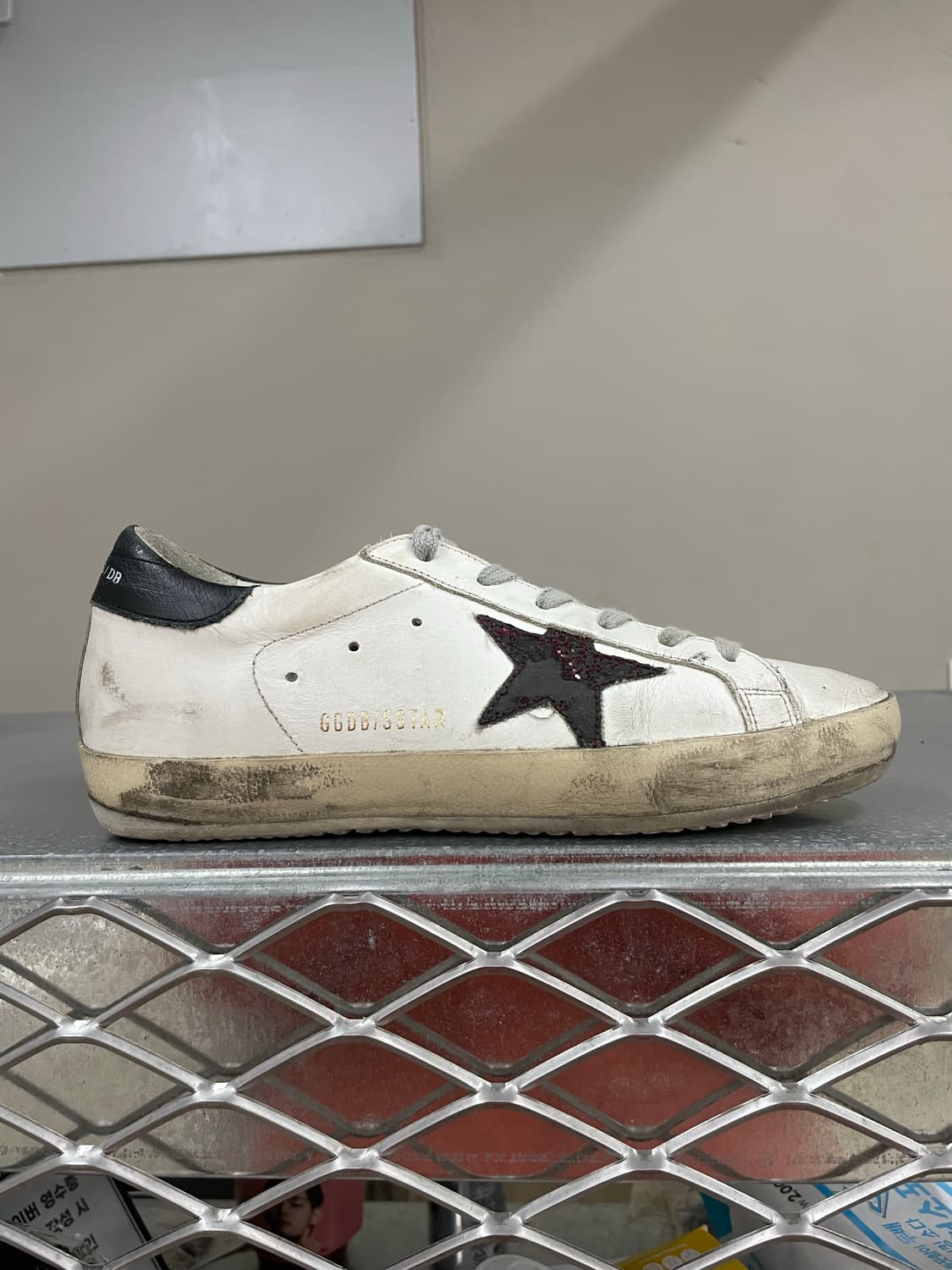 골든구스 슈퍼스타 화이트 블랙탭 38 상품이미지4