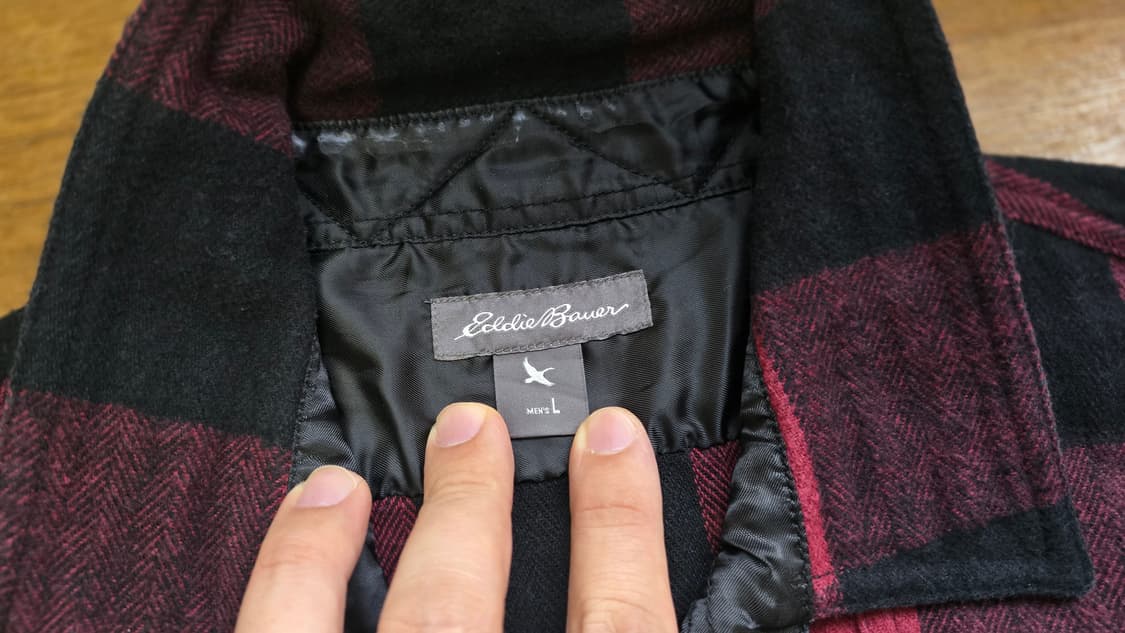 일본판 에디 바우어 타탄 체그 레드 셔츠 L 싸이즈  상품이미지2