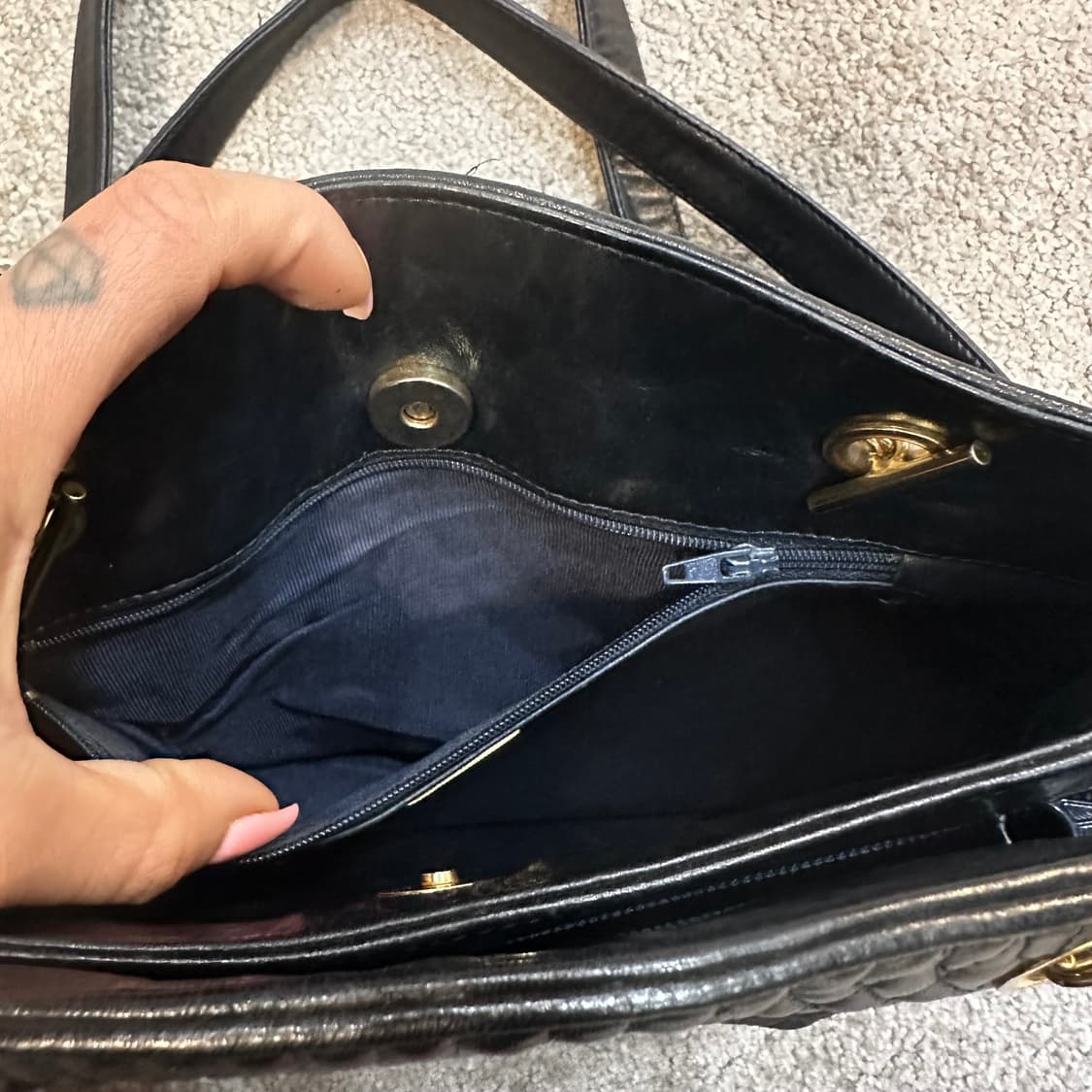 발리 빈티지 퀄팅 체인 숄더백F 상품이미지7