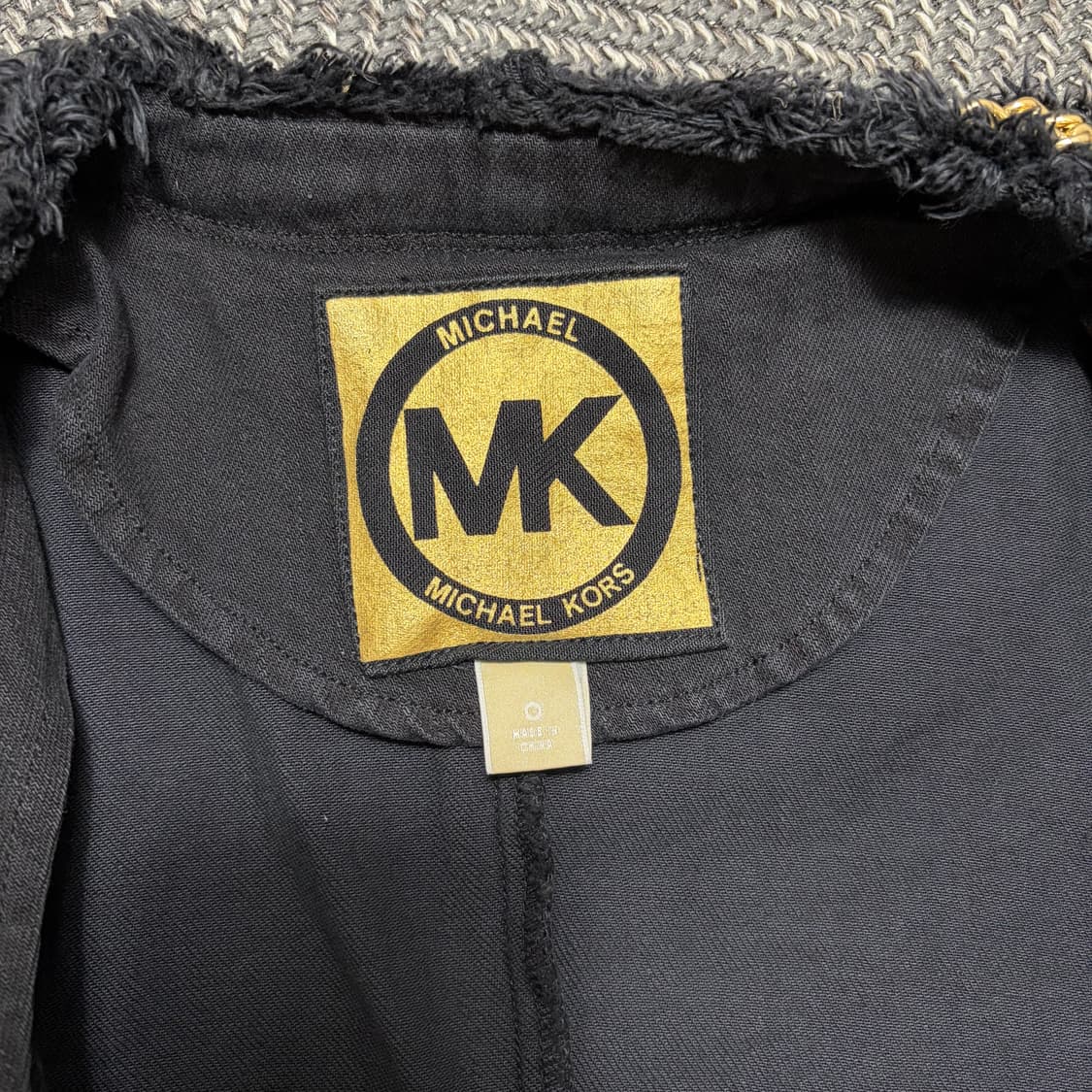 마이클코어스 블랙 체인 장식 자켓(XS) 상품이미지4