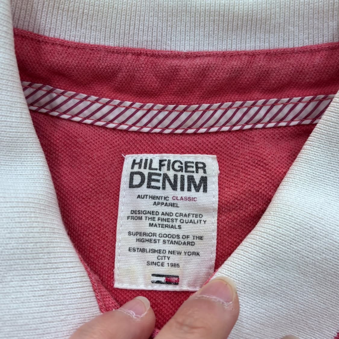 XS 타미힐피거 데님 카라 원피스 0319E 상품이미지3