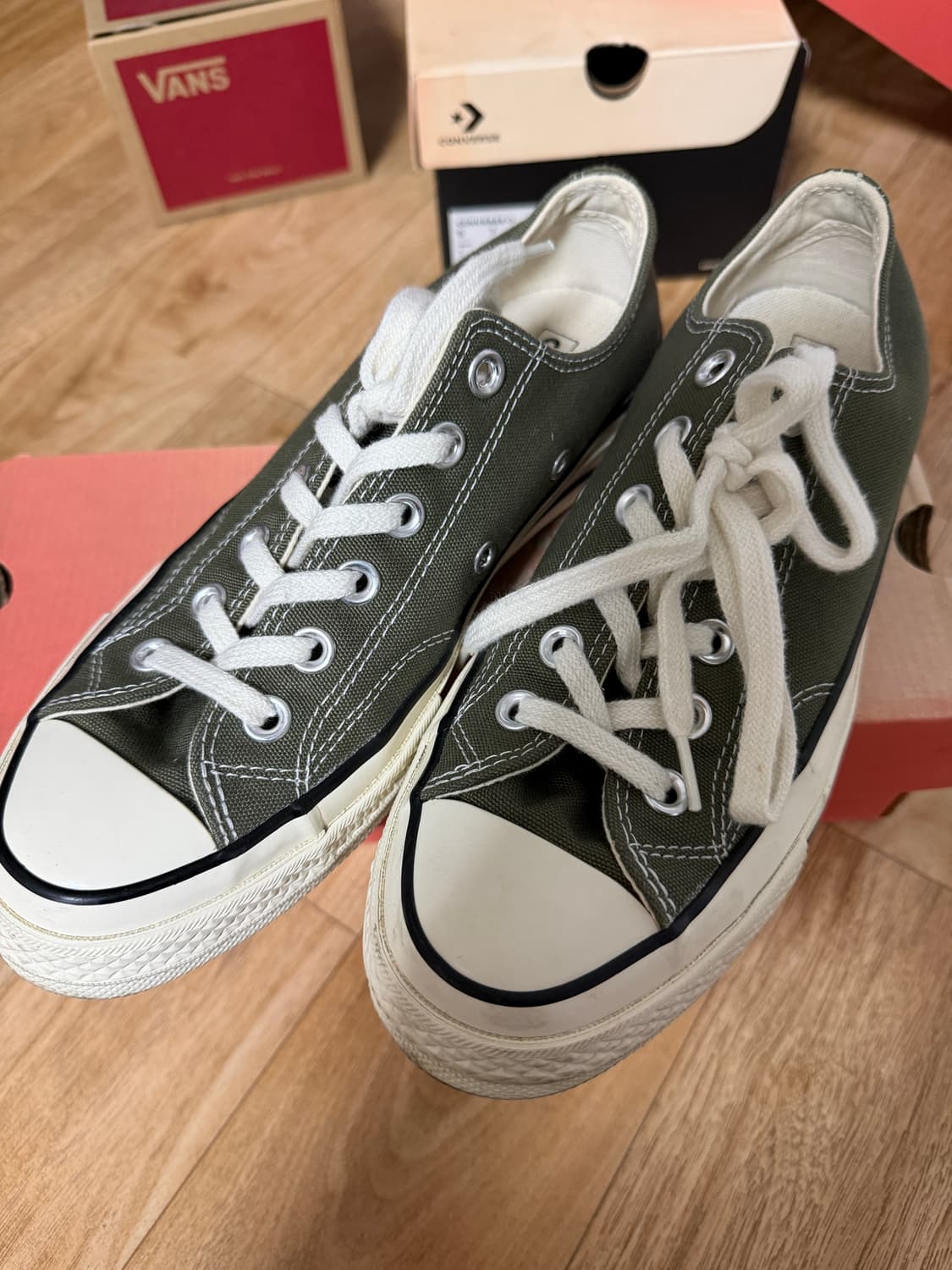 컨버스 척테일러 로우 카키 상품이미지1