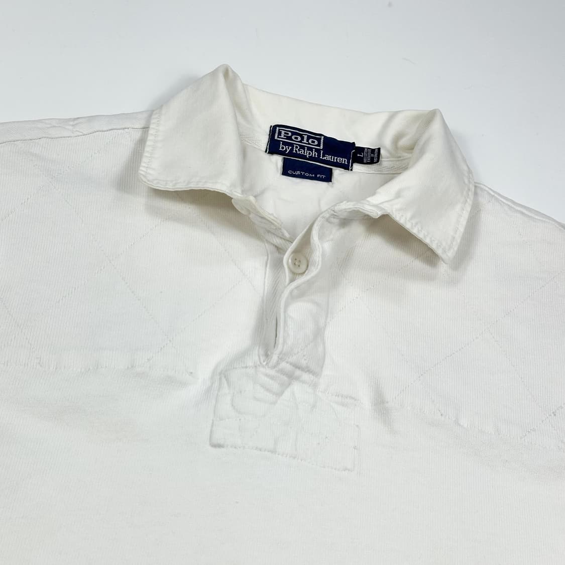 폴로 랄프로렌 클래식 럭비티 화이트 L 상품이미지4