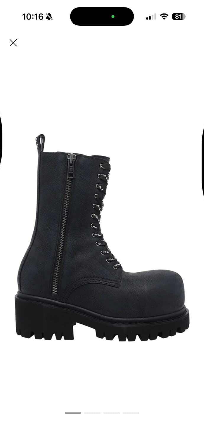 (새상품)발렌시아가 스톰퍼 부츠 상품이미지1