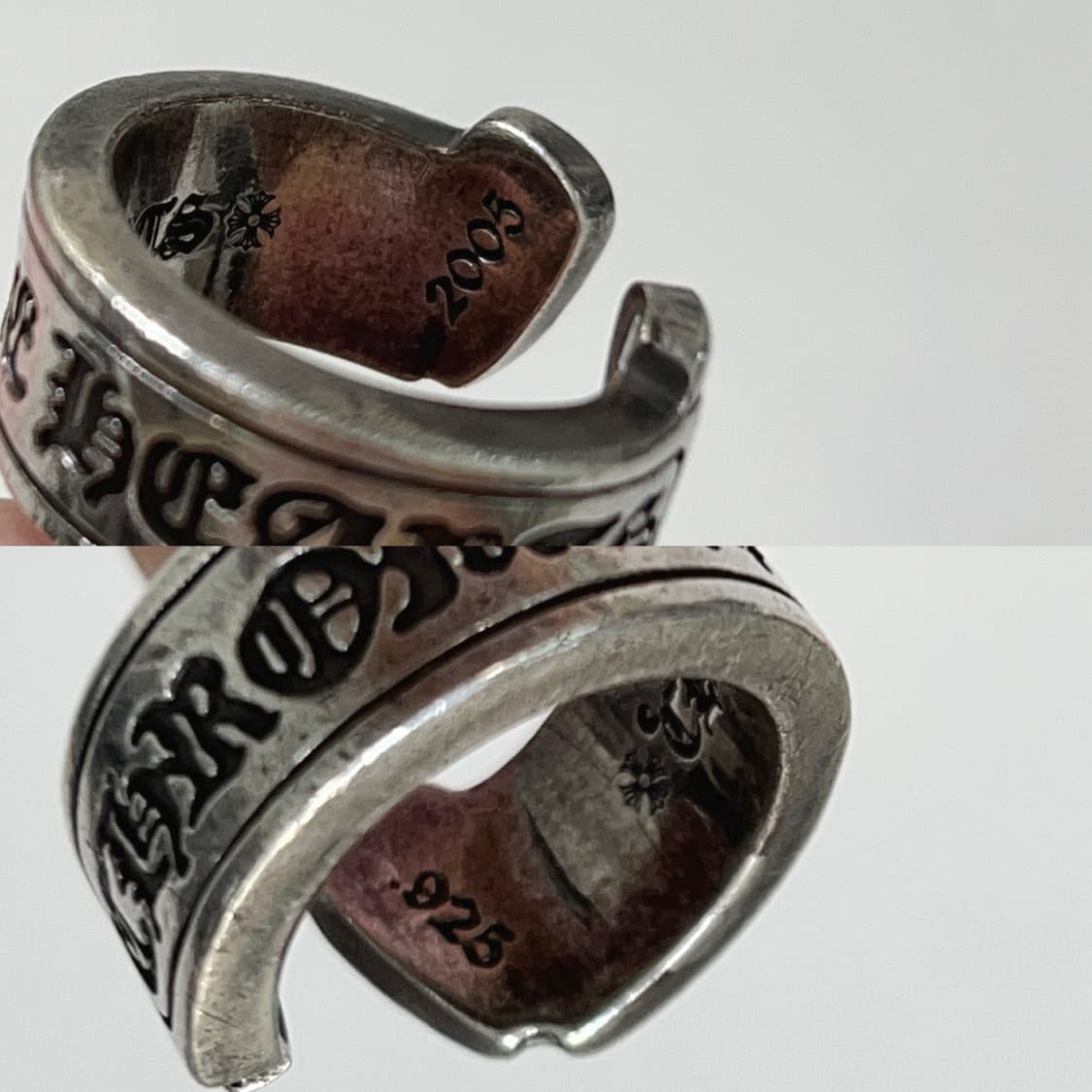 크롬하츠 스크롤라벨링 라지 (말발굽링) 상품이미지6