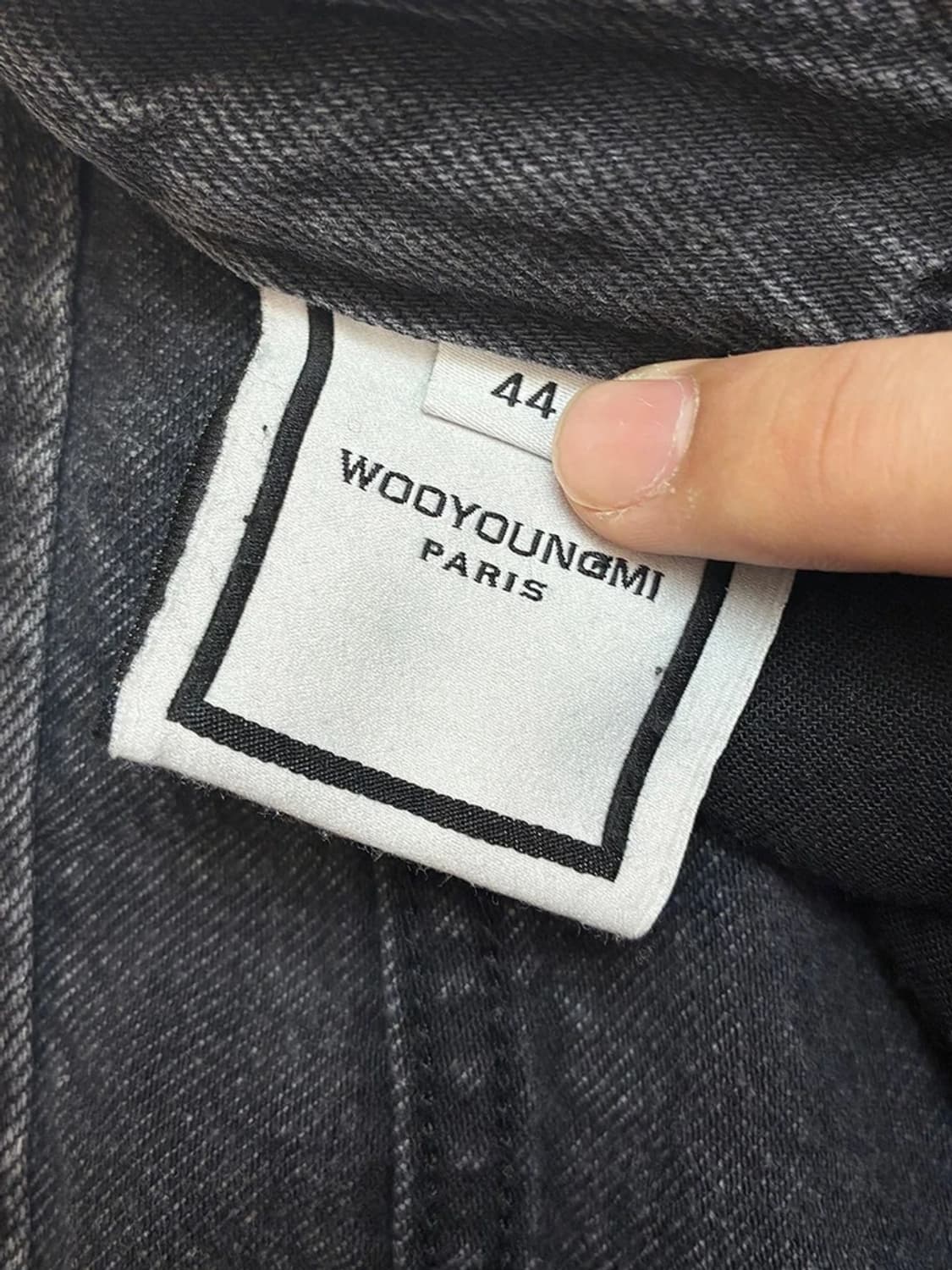 우영미 솔리드옴므 21ss 스트레이트 데님 팬츠 PN5029 상품이미지8