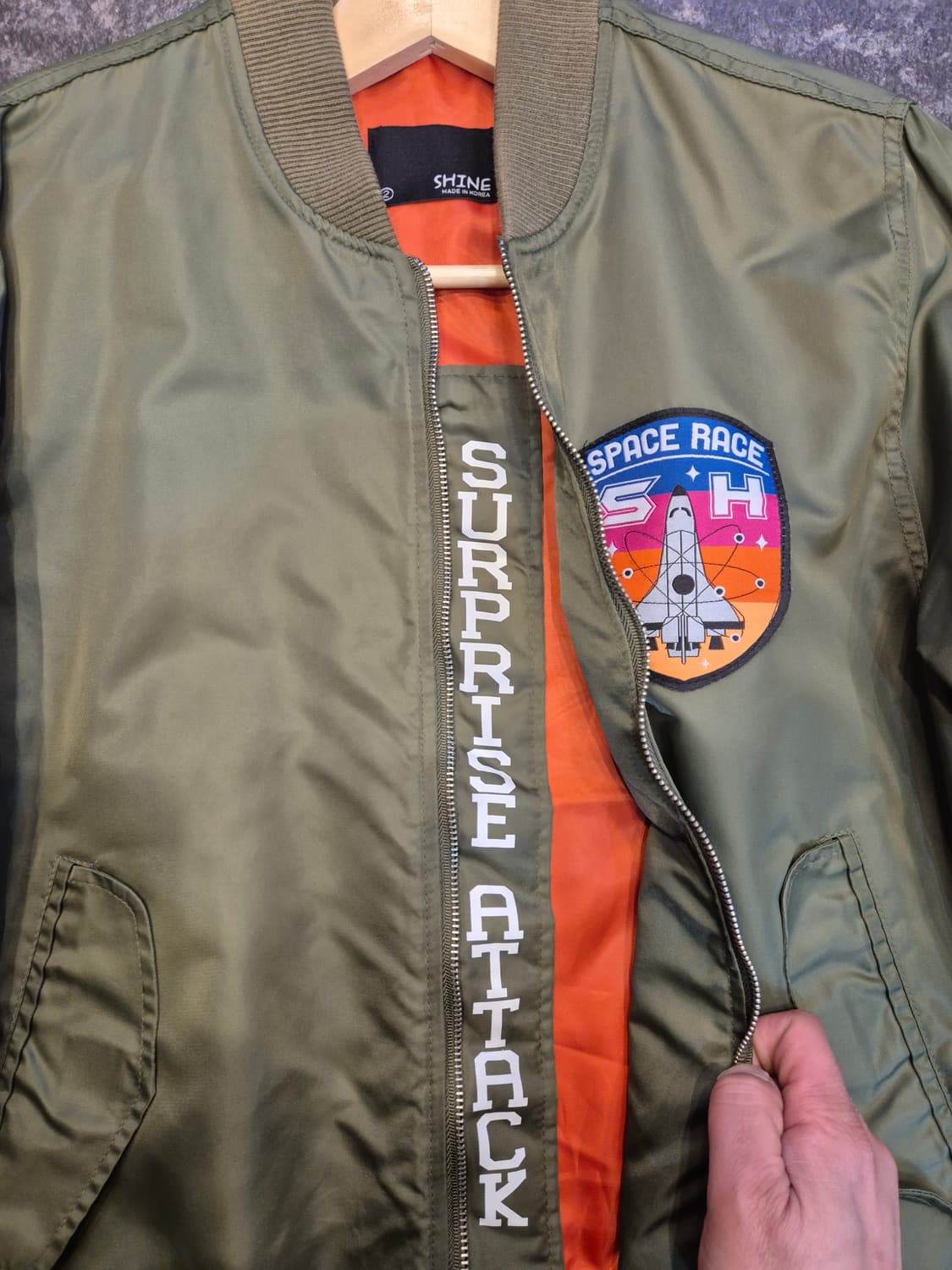 샤인(SHINE) 브랜드의 항공점퍼 - 100(L) 상품이미지4