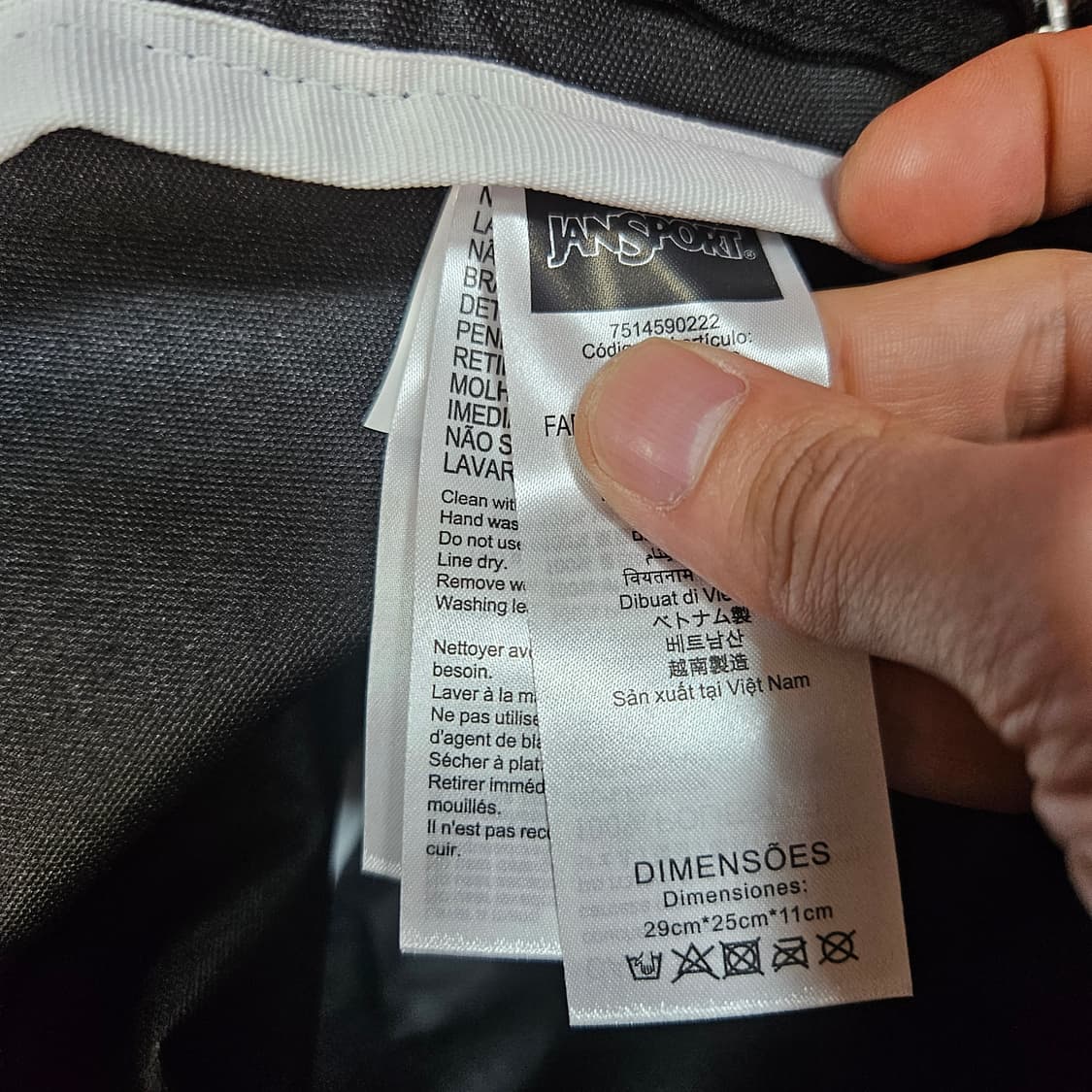  (미사용)잔스포츠 하프 파인트 미니백팩 상품이미지9