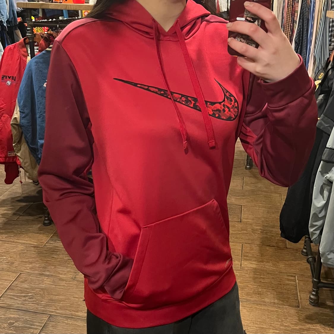 [HI] 나이키 후드티 레드 상품이미지3