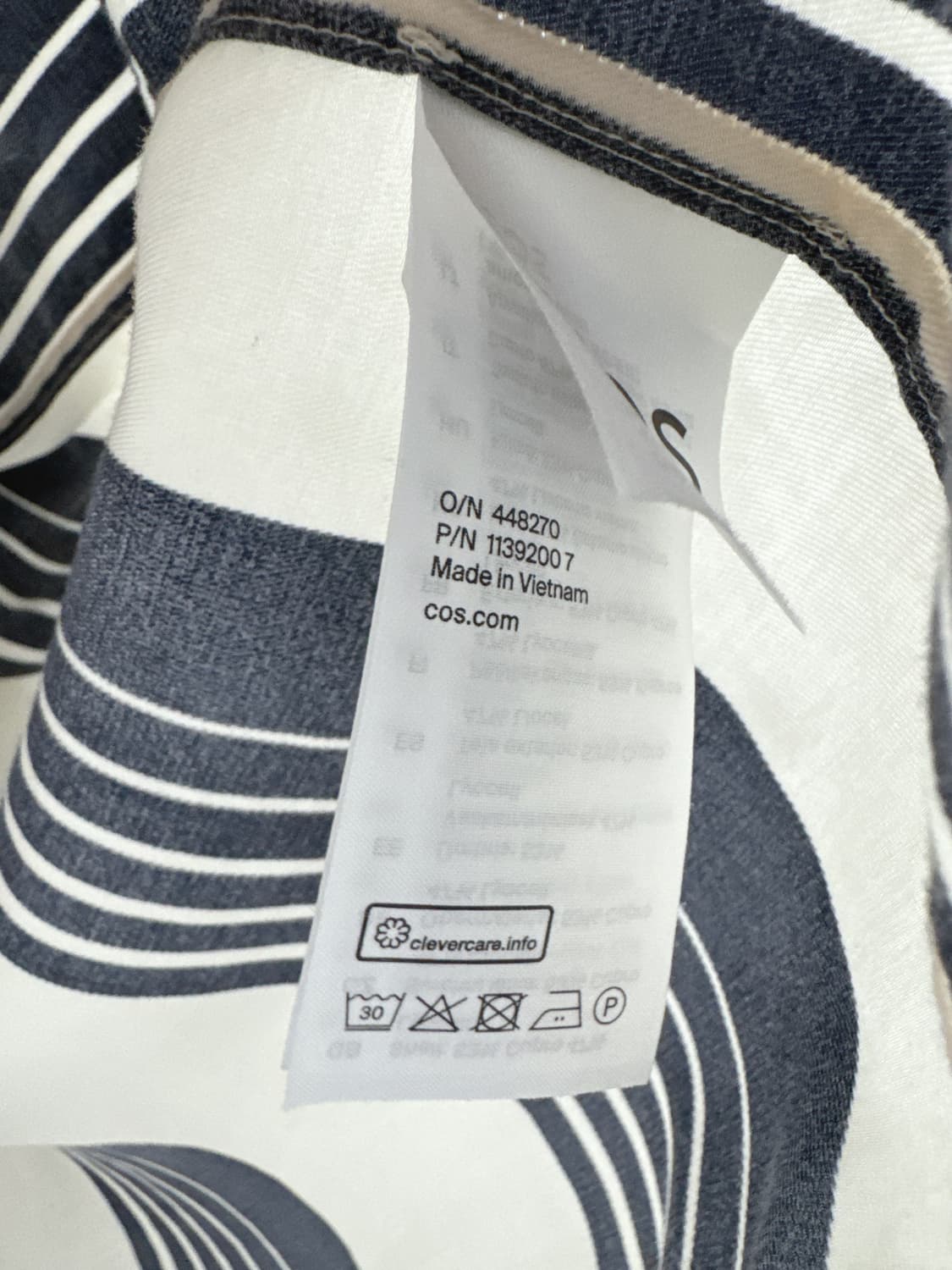 코스 스트라이프 리오셀 셔츠 상품이미지4