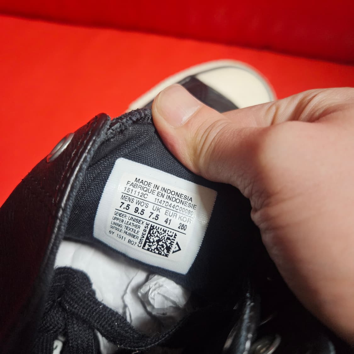 컨버스 빈티지 척테일러 텀블레더 하이탑 스니커즈 260size 상품이미지9