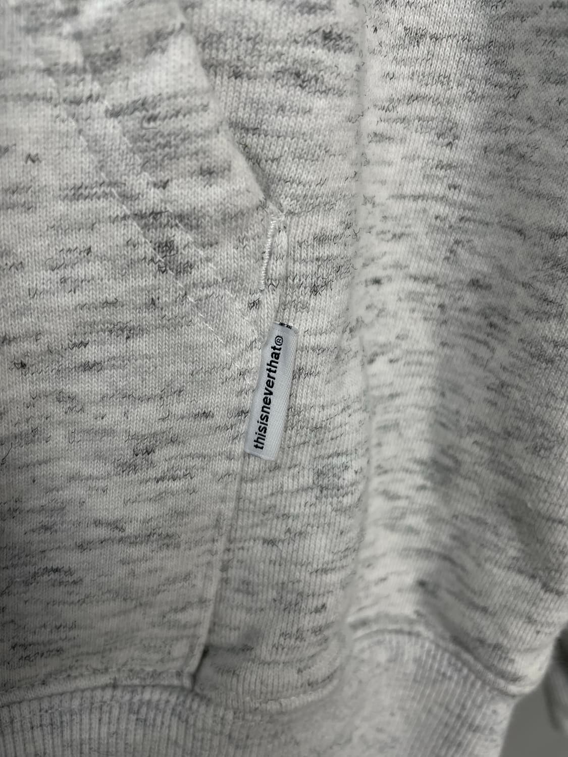 디스이즈네버댓 라이트 헤더 그레이 후드티 H1014 상품이미지4