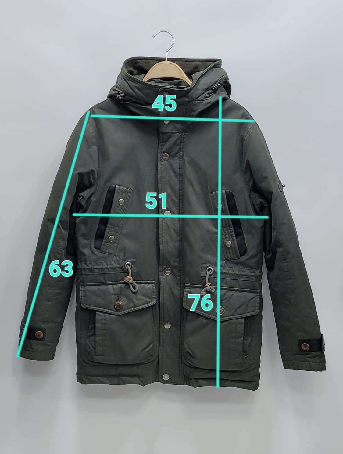 series 시리즈 올드 스쿨 필드 후드 야상 다운 자켓 / 남 95
 상품이미지10