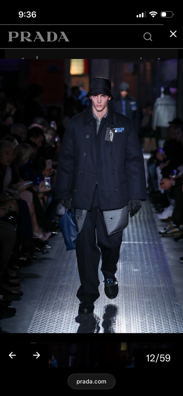 Prada 2018fw 더블브레스티드 폴리아미드 다운 자켓 상품이미지7