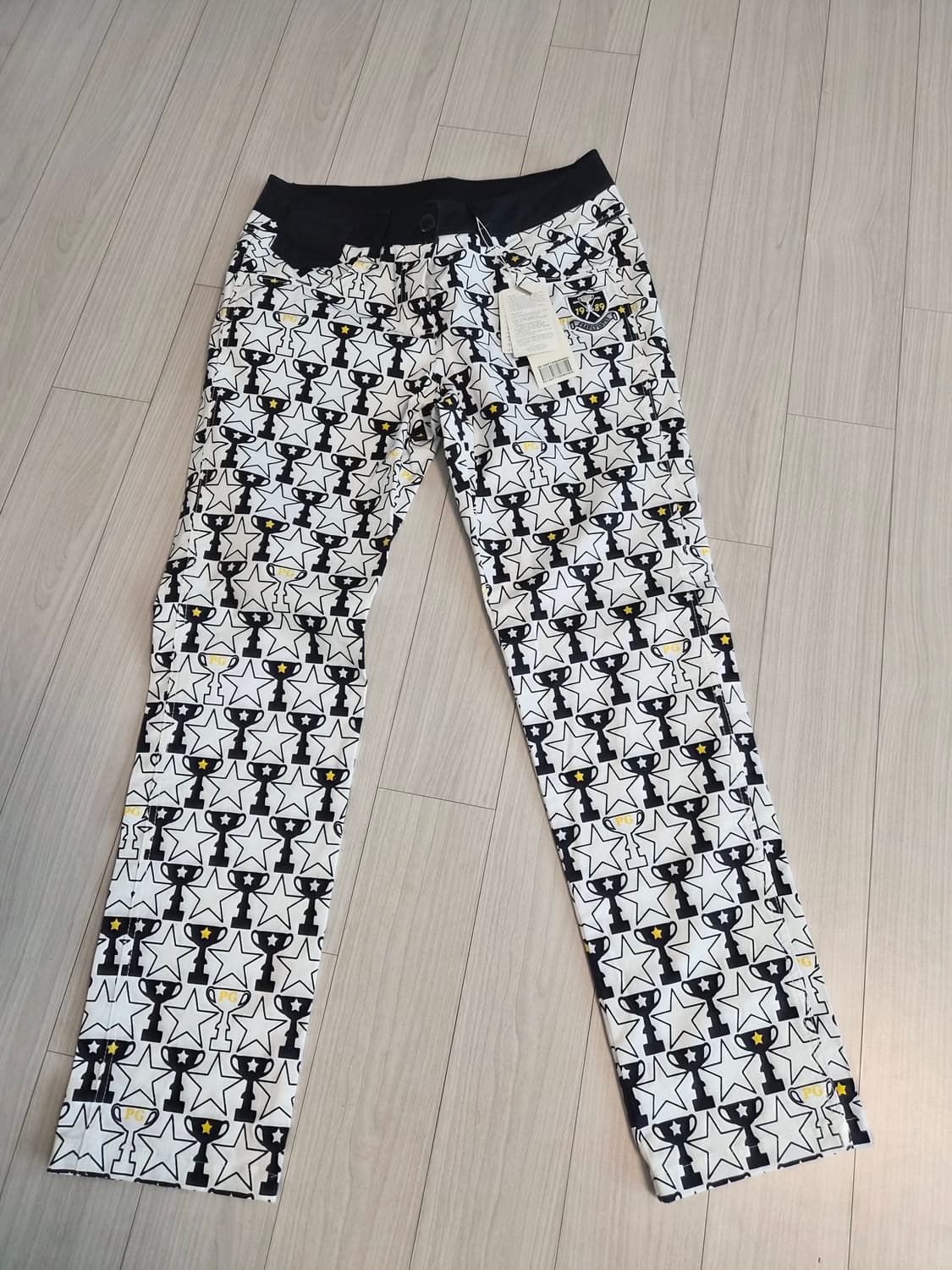 파리게이츠 정품 트로피 별 패턴 골프 팬츠 (새상품) 상품이미지2