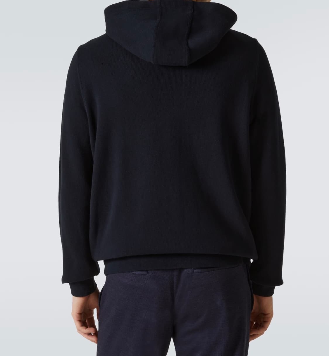 (A+/XXL) / 로로피아나 호시 후드 봄버 블랙 자켓 상품이미지10