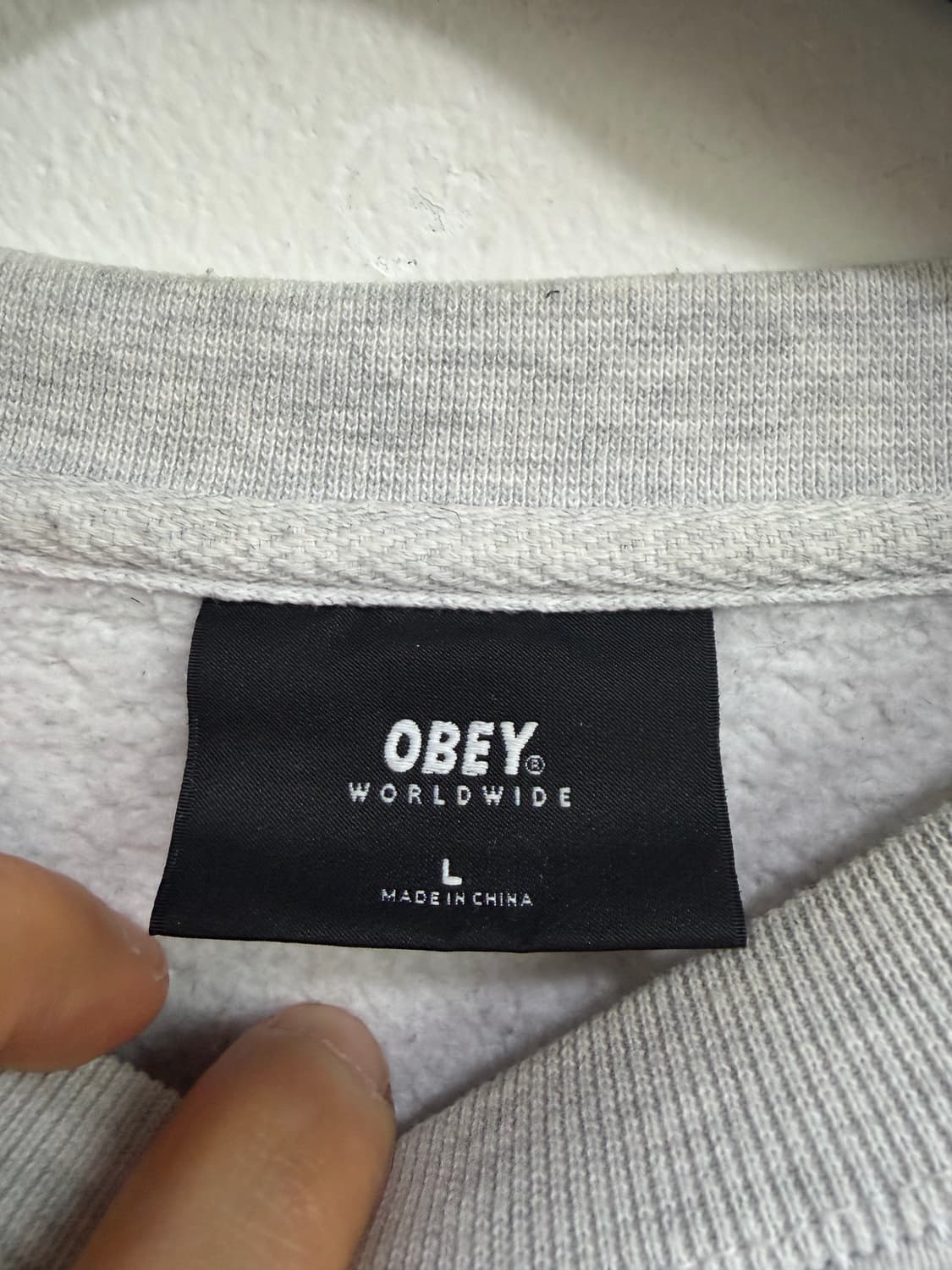 OBEY 월드와이드 맨투맨 L 사이즈 상품이미지3