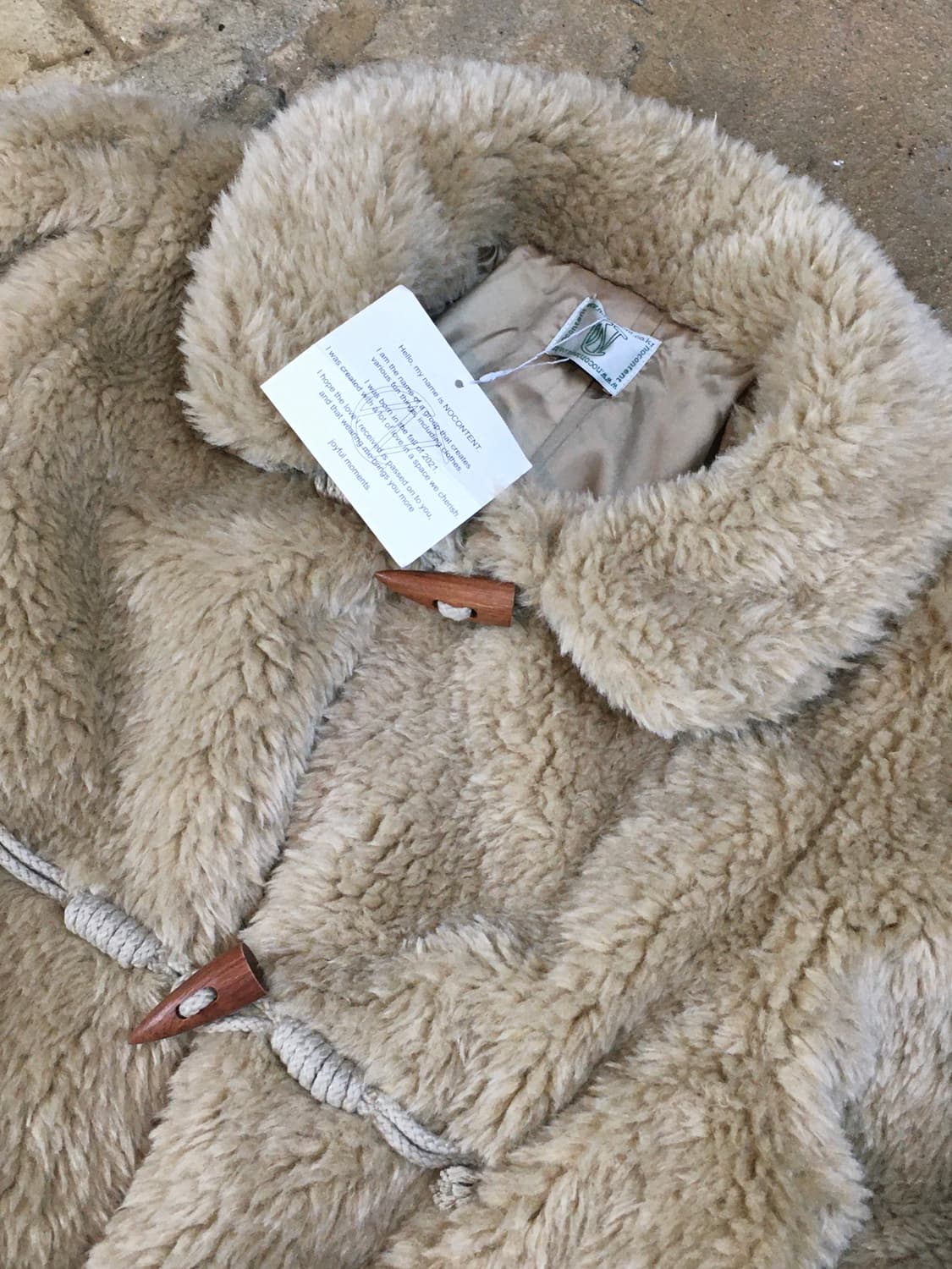 노컨텐츠 24FW 페이크 퍼 더블 코트 상품이미지9