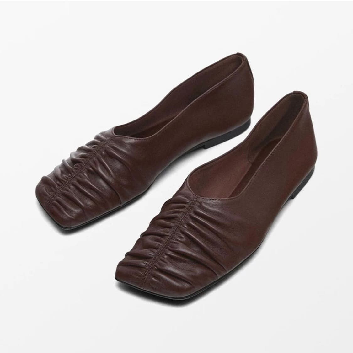 셔링 소프트 발레리나 플랫슈즈 상품이미지3