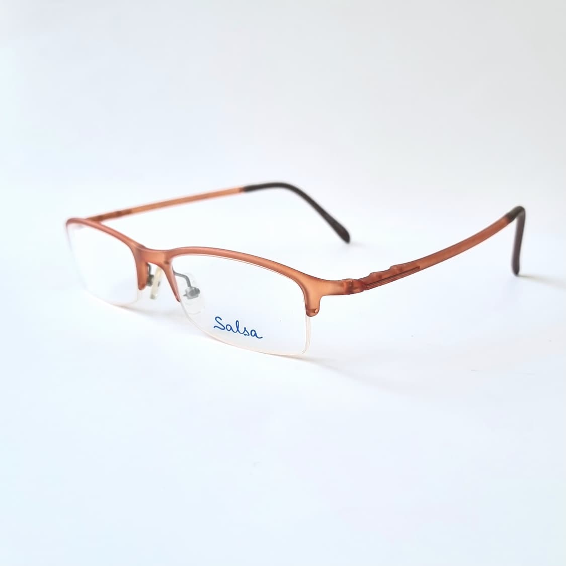 데드스탁 매트 브라운 반무테 안경테 477 상품이미지3