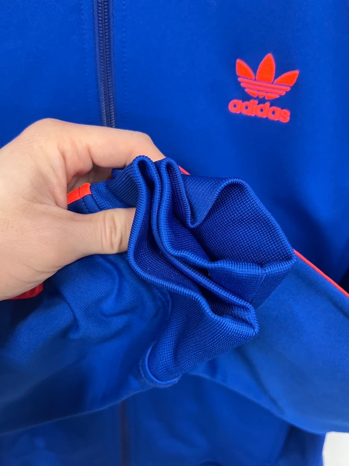 아디다스 슈퍼스타 파랑 트랙 져지 상품이미지5