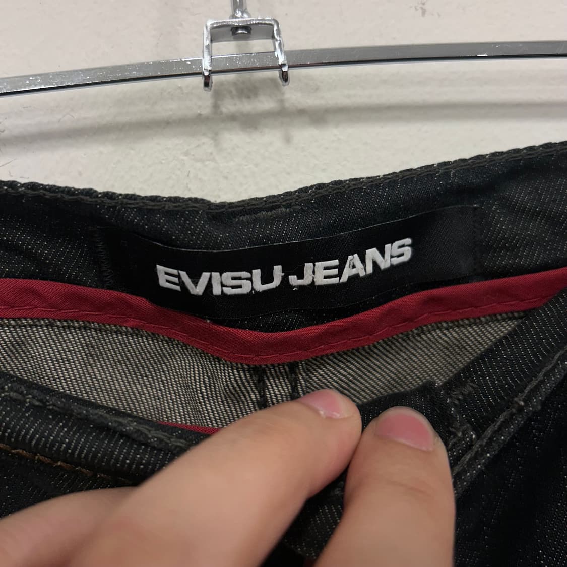 에비수 진스 재팬 배기 7부 데님 숏츠 팬츠 상품이미지3