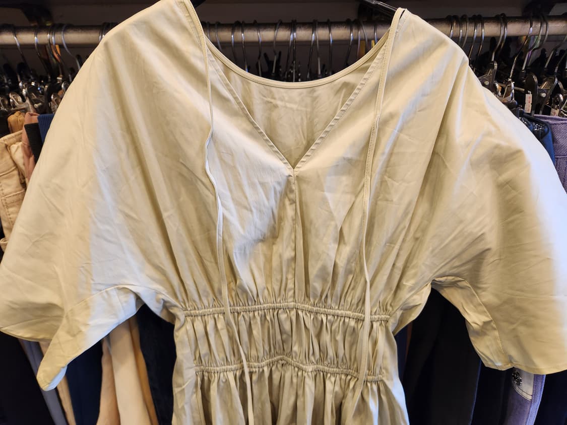 COS 개더드 오픈백 미디 드레스 새제품  상품이미지8