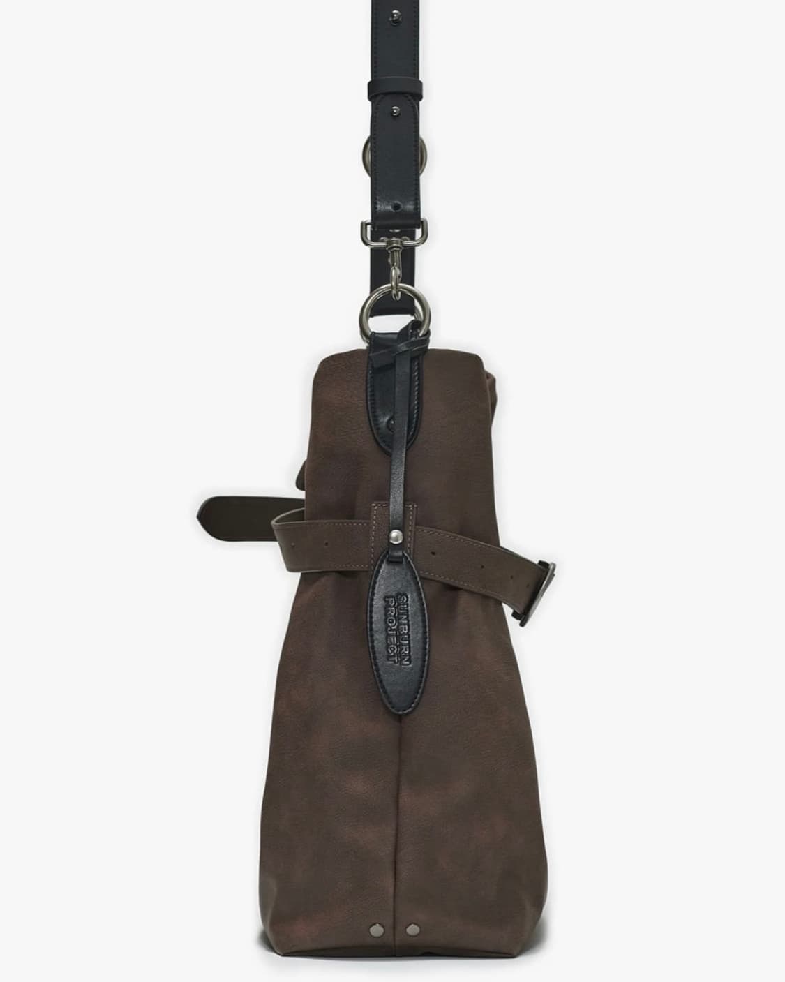 썬번프로젝트 Rivet Belted Big Bag (Brown) 상품이미지3