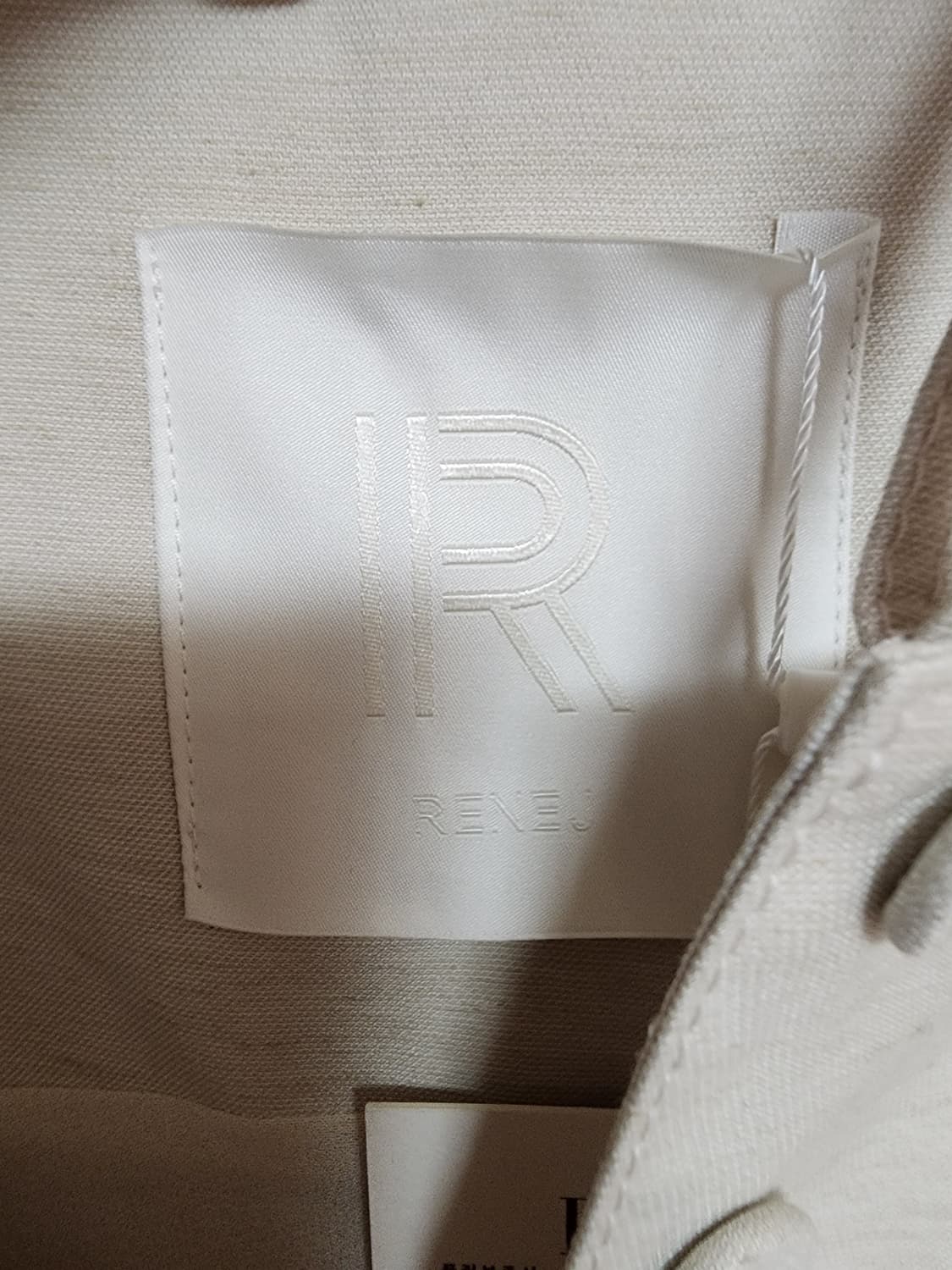 RENEJ 린넨 버튼 슬리브리스 탑 상품이미지3