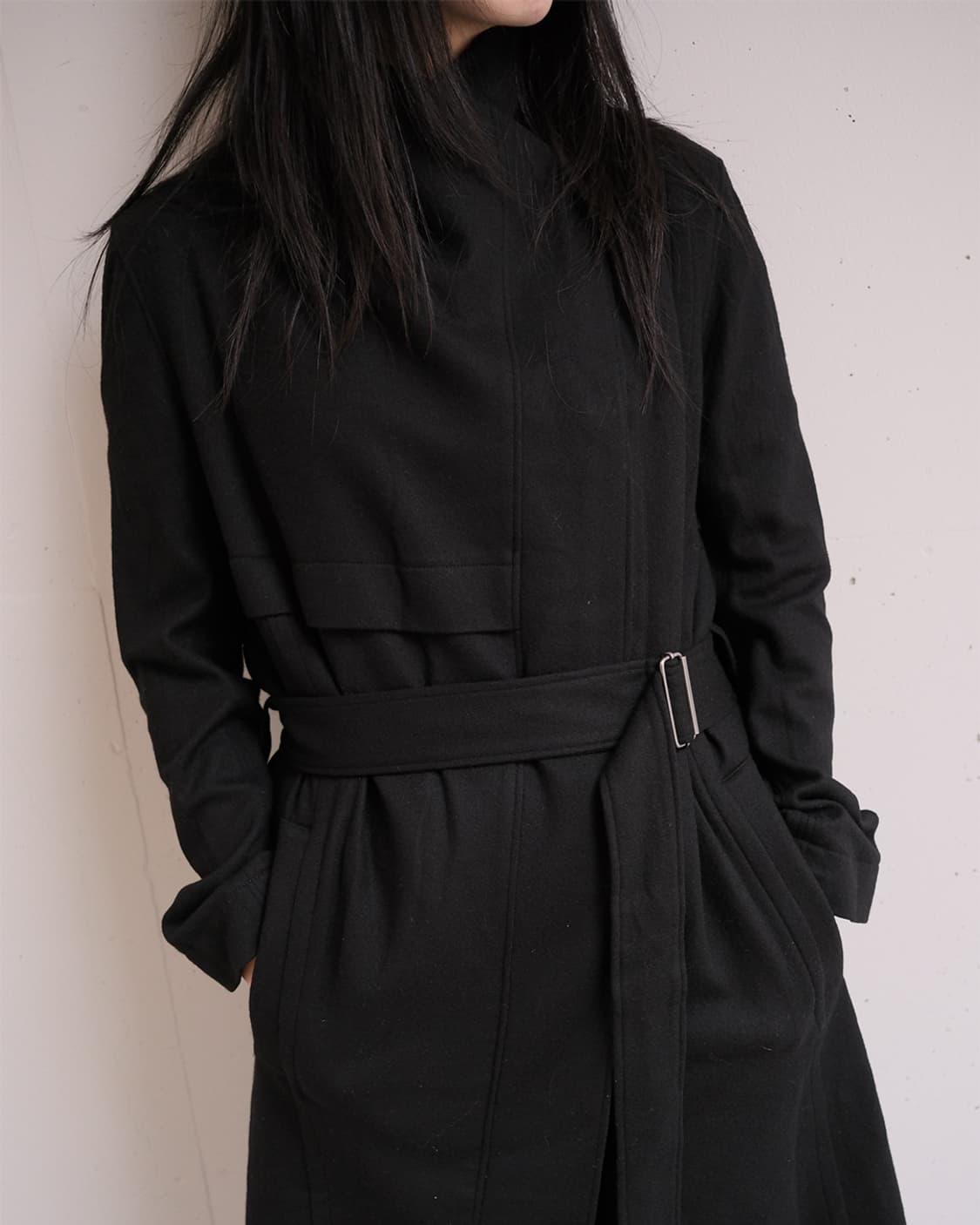 Asymmetric wool coat  상품이미지2