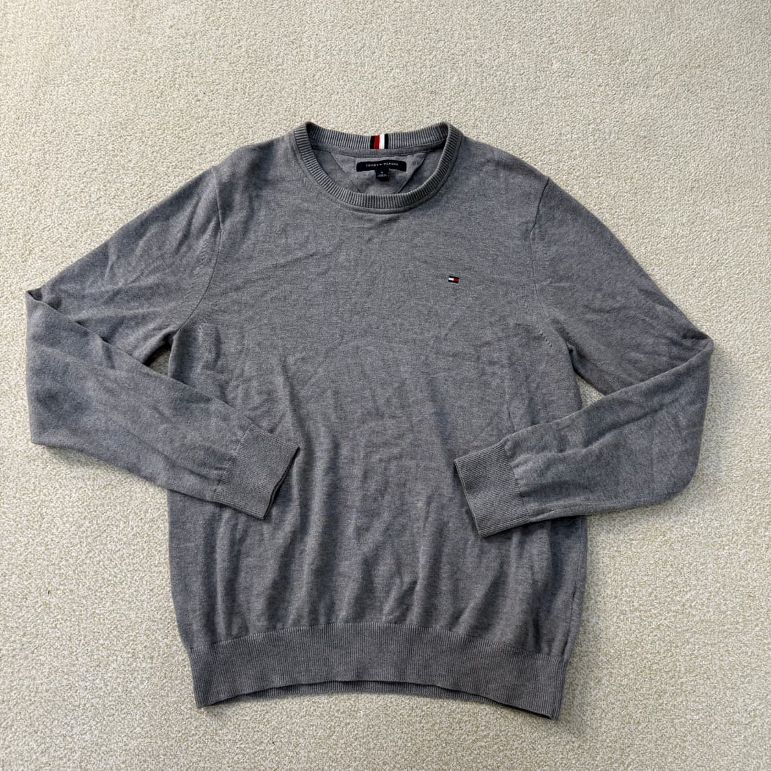 M 타미힐피거 스몰로고 니트 스웨터0120T 상품이미지1