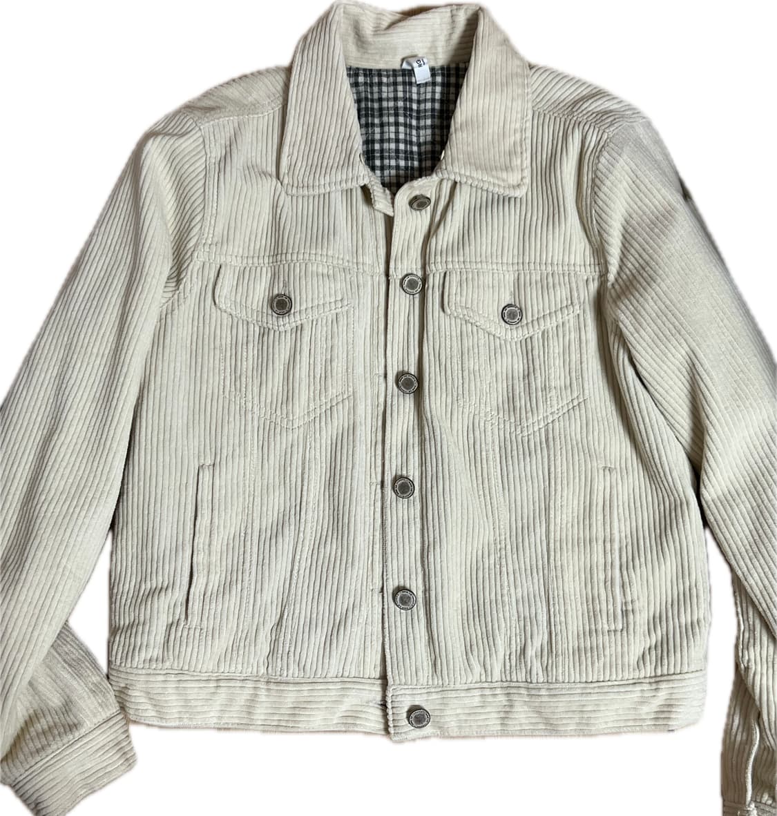 Ivory Corduroy Jacket 상품이미지1