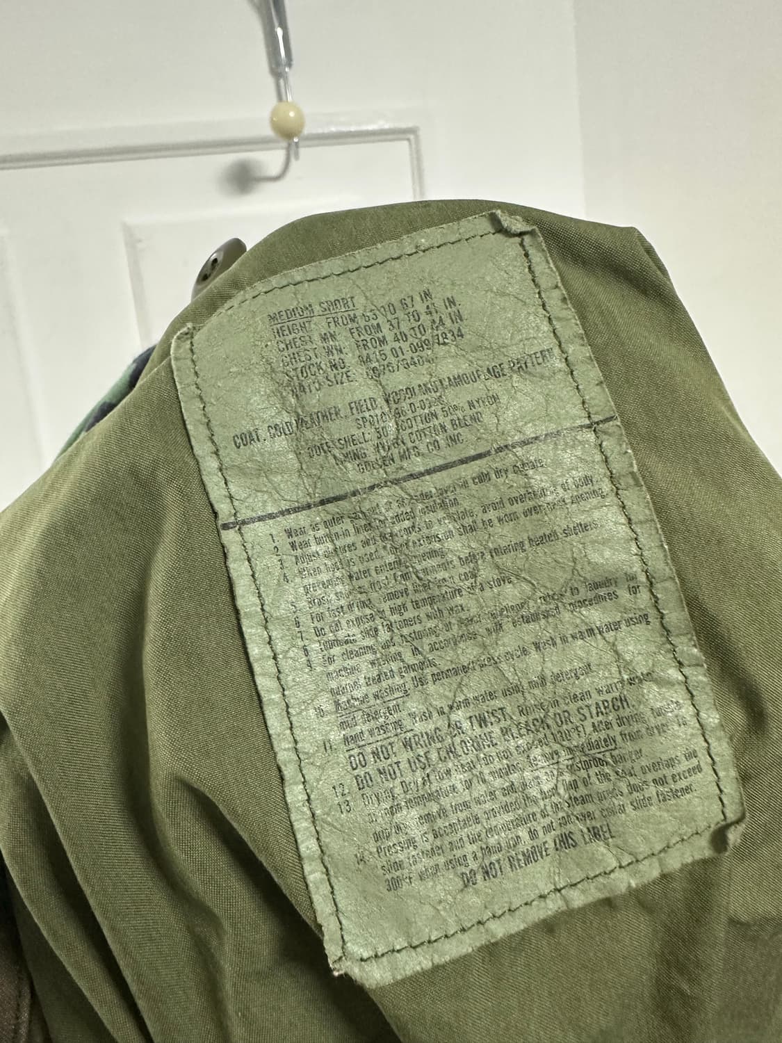 미군 M65 우드랜드 필드자켓 상품이미지5